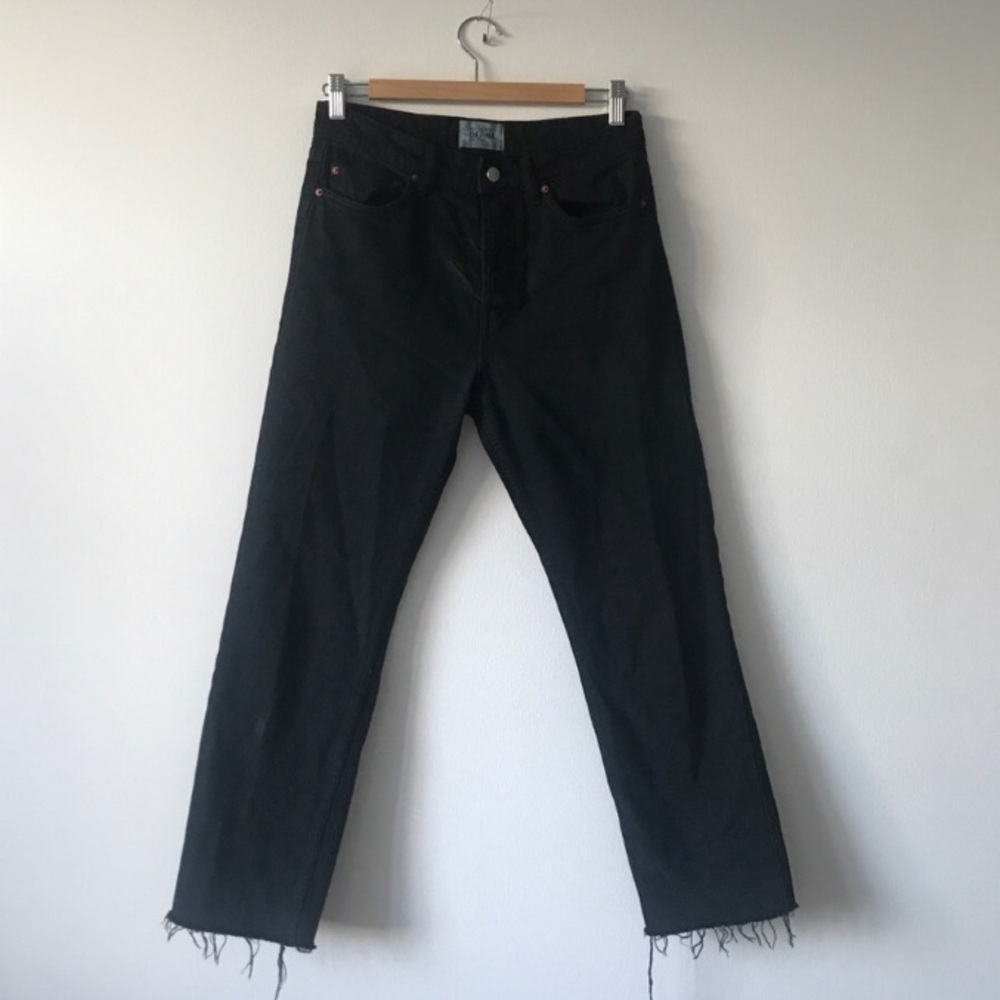 Zara jeans - cropped cutoff.